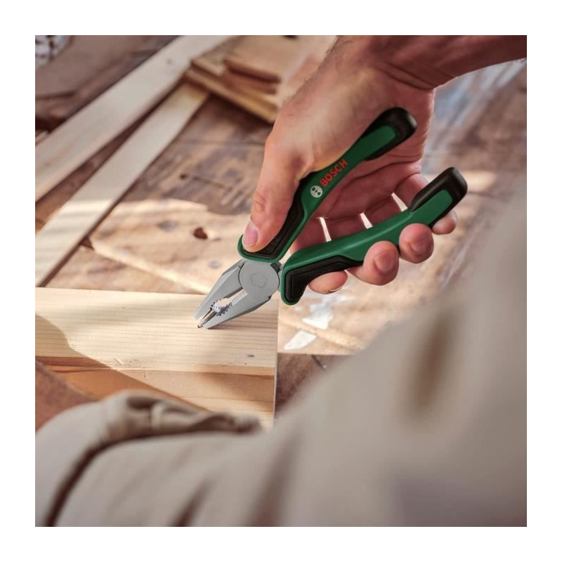 Bosch - Set of 4 pliers (precise and durable diagonal cutting, univers