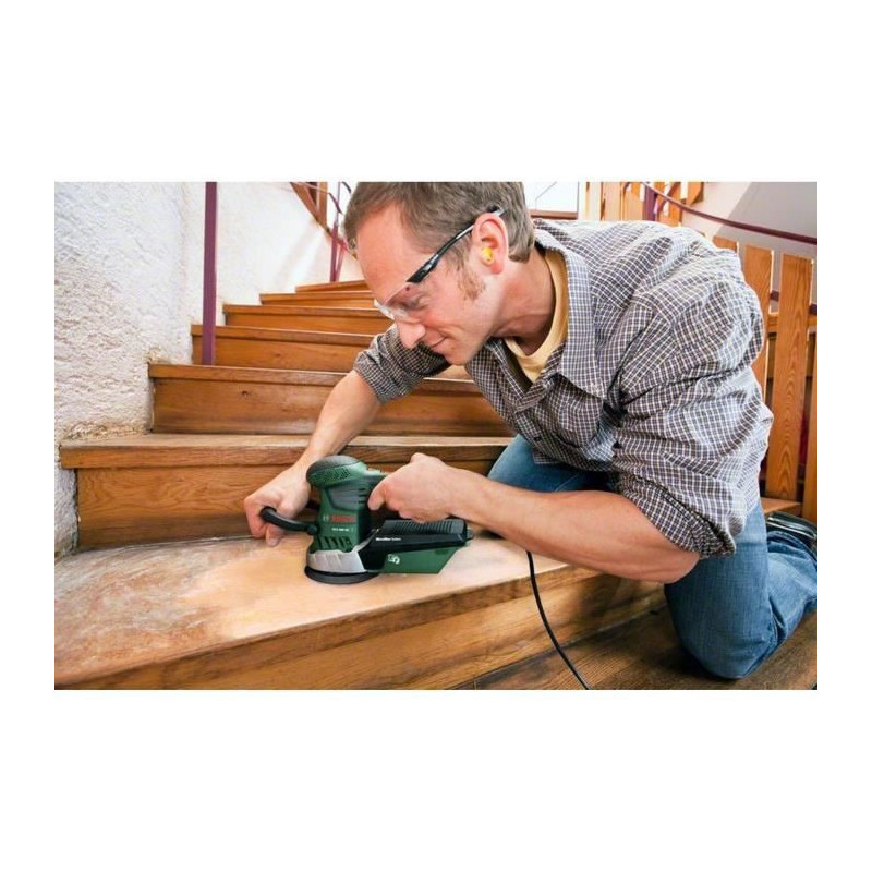 Bosch wired eccentric sander - PEX 400 AE (350W, delivered with storag