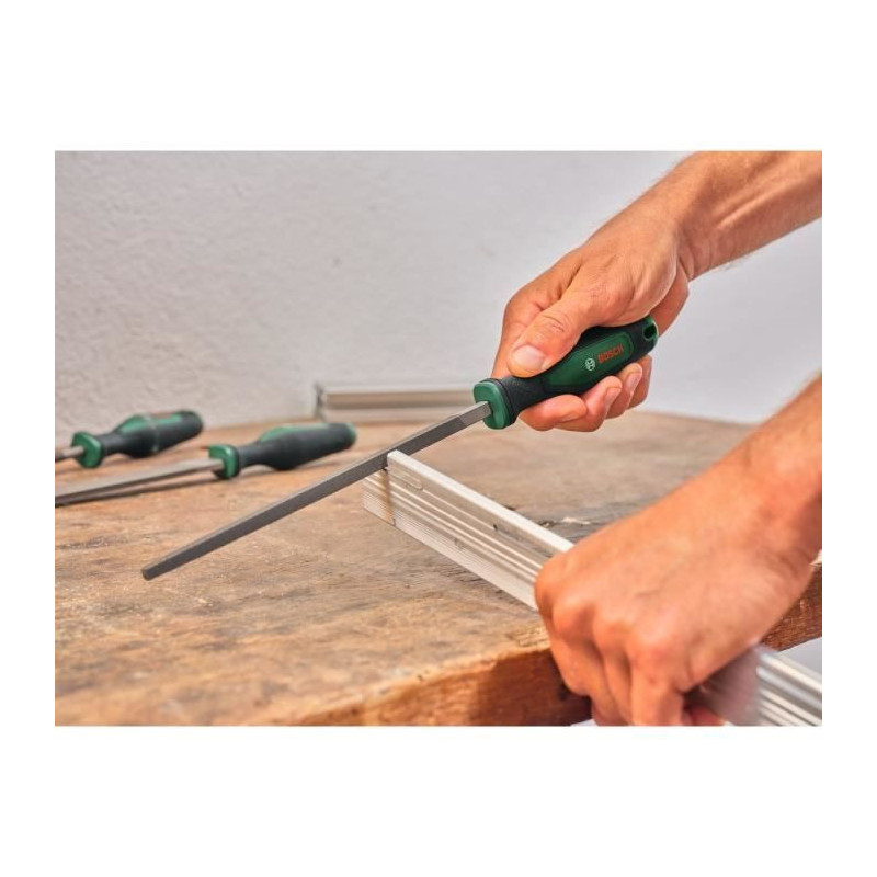 Bosch 3-Piece Rasp Set (Heavy Duty Flat/Round/Half-Round Wood Rasps Ha