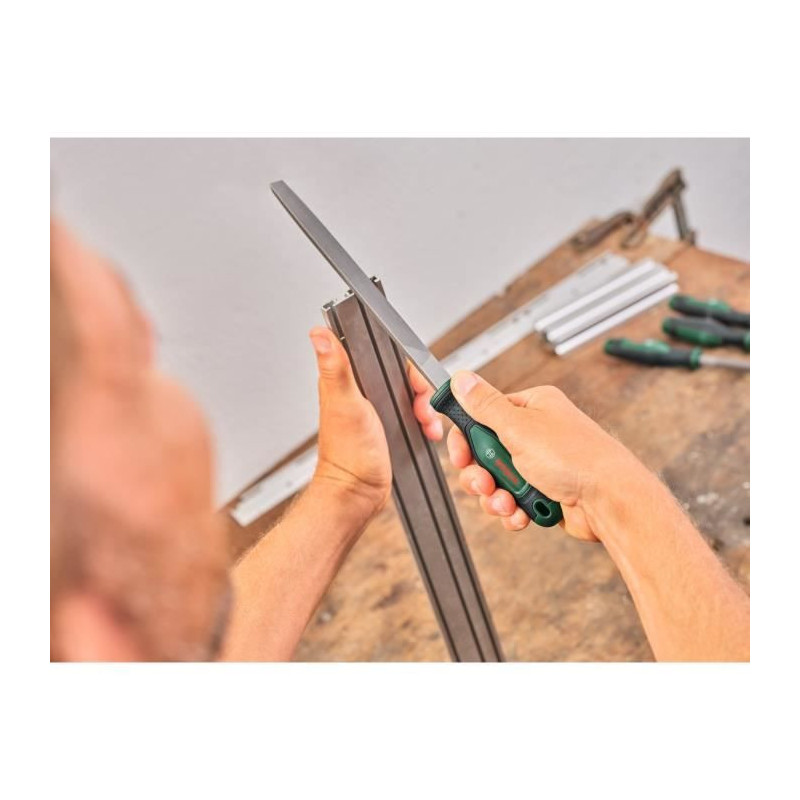 Bosch 3-Piece Rasp Set (Heavy Duty Flat/Round/Half-Round Wood Rasps Ha
