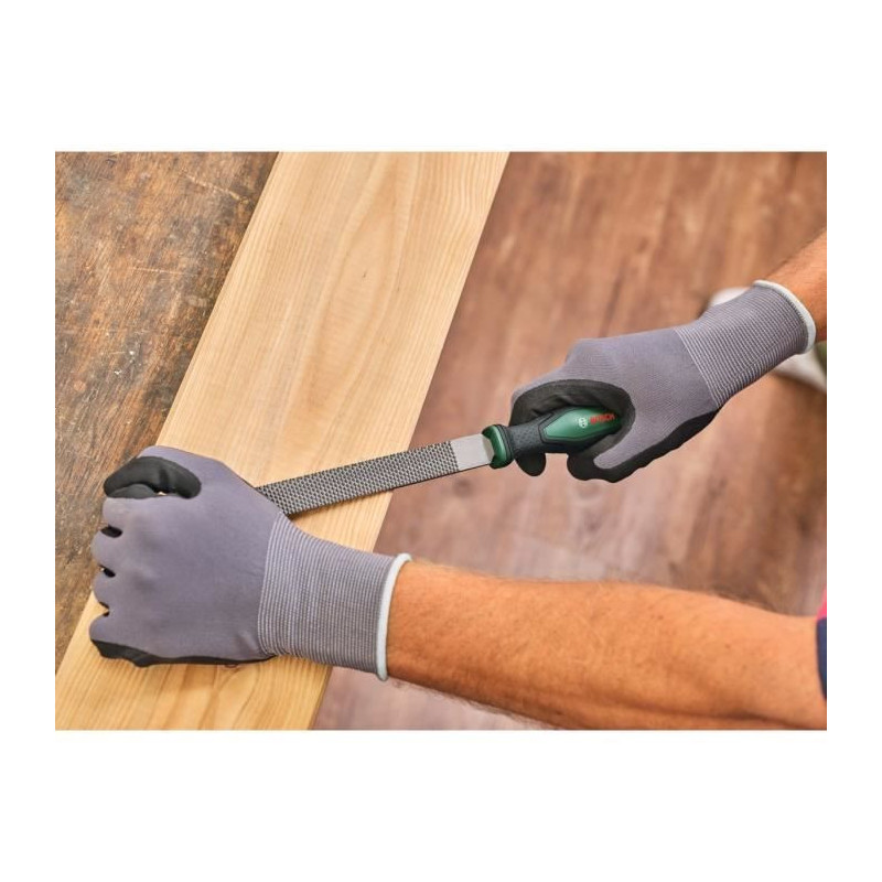 Bosch 3-Piece Rasp Set (Heavy Duty Flat/Round/Half-Round Wood Rasps Ha
