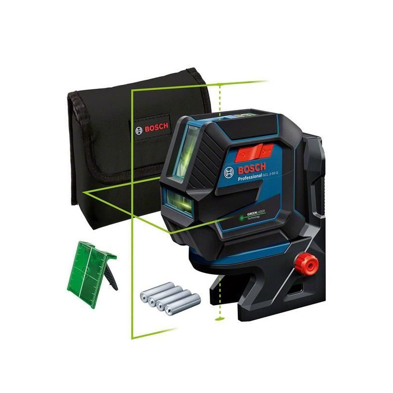 Green laser 2 points and lines GCL 2-50 g with RM support 10 in cardbo