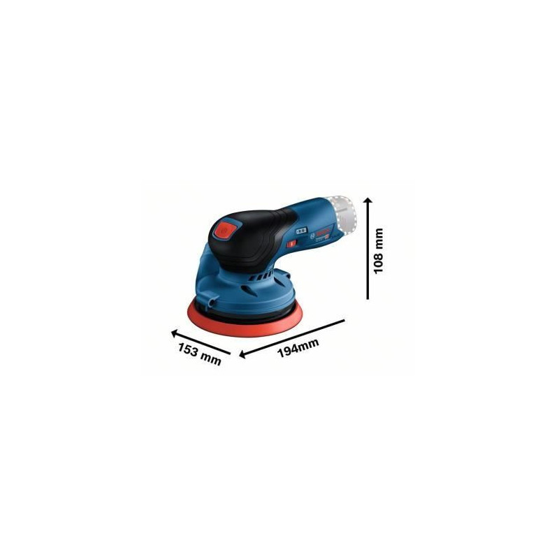 Bosch Professional Gex 12V orbital sanders (without battery)