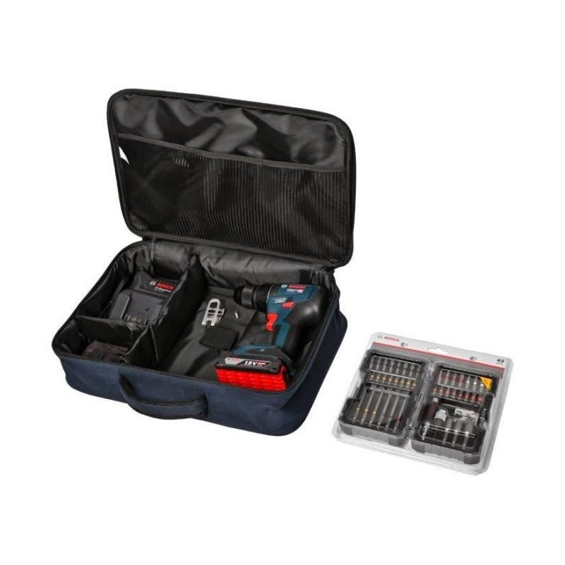 Bosch Professional GSR 18V-50 drill-driver + 2 x 2.0Ah batteries + GAL