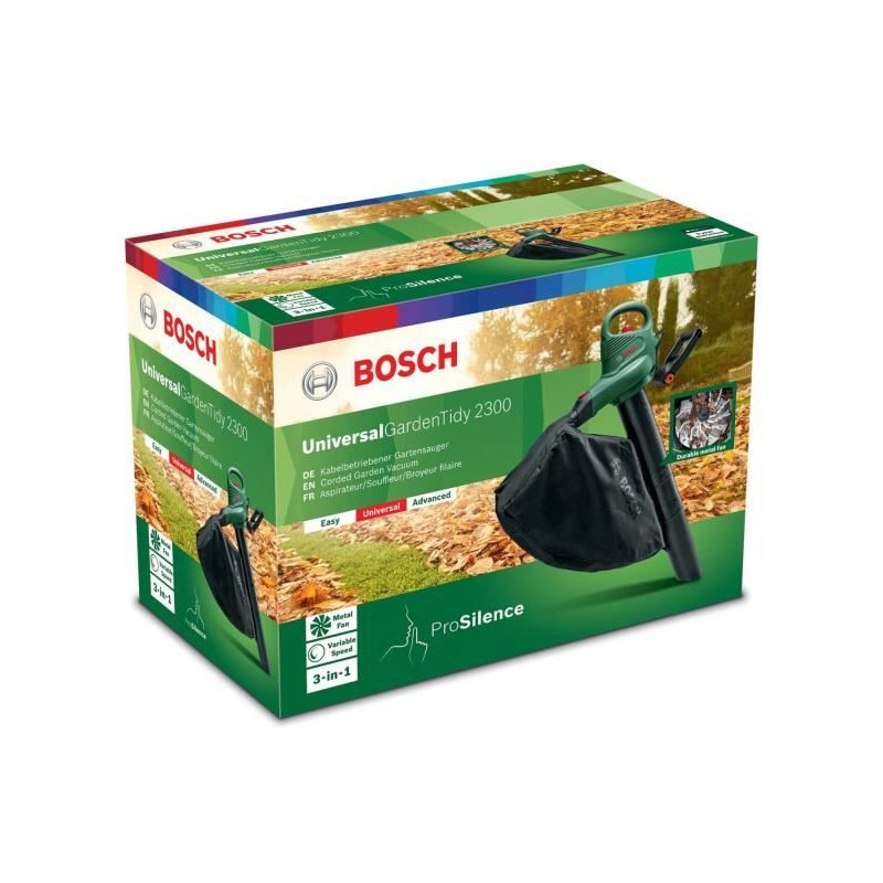 Vacurator/Bosch wired blower - Universal Garden Tidy 2300 W (45 -liter