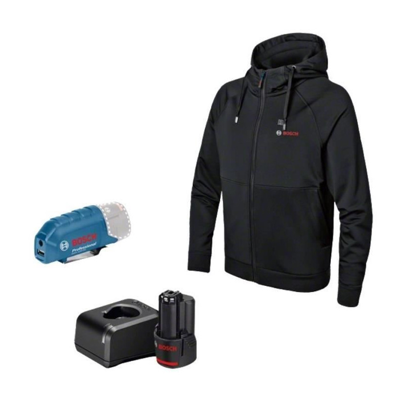 GHH 12 + 18V XA heating jacket + GAA 12V-21 + GBA 12V 2.0AH + GAL 12V-