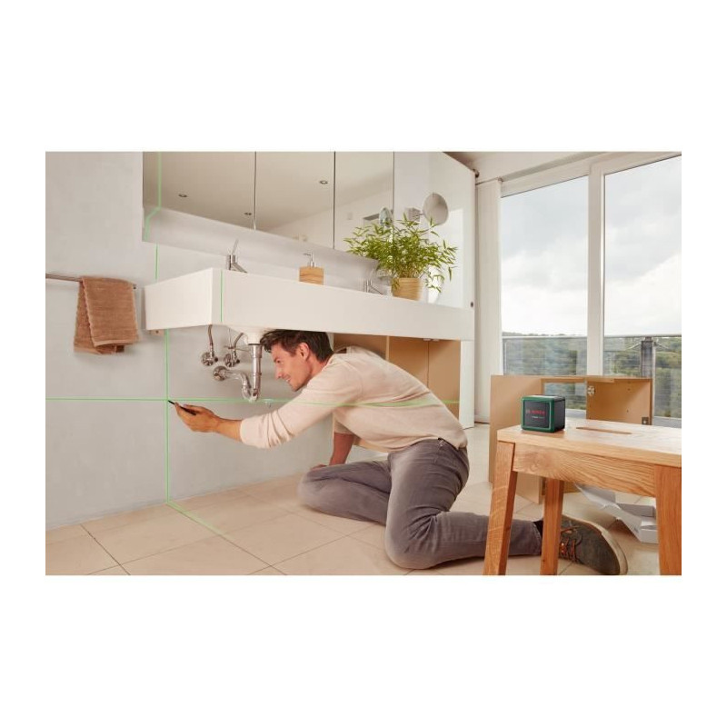 Laser Lines Bosch - Quigo Green (delivered with 2 batteries, a univers