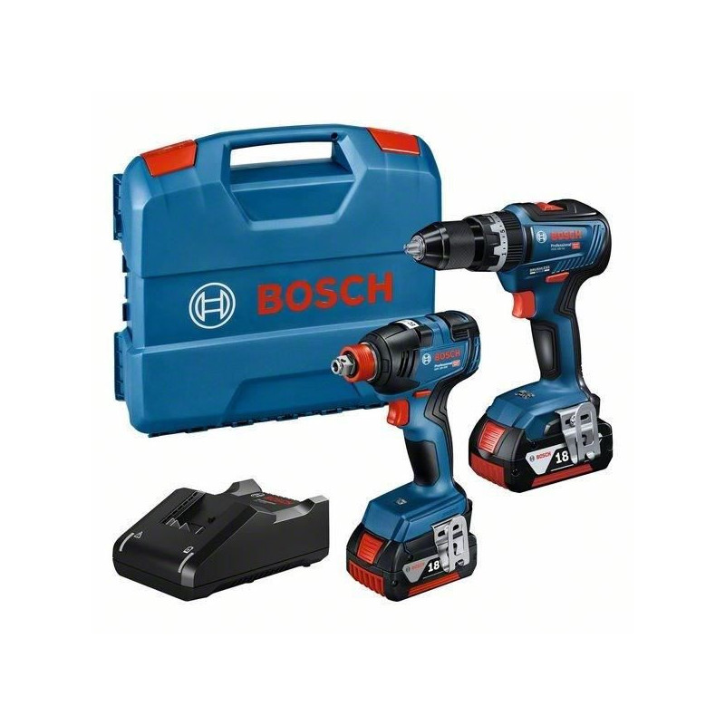 Kit 2 Tools with shock/wireless bolter GDX 18V-200 + drill-drilling wi