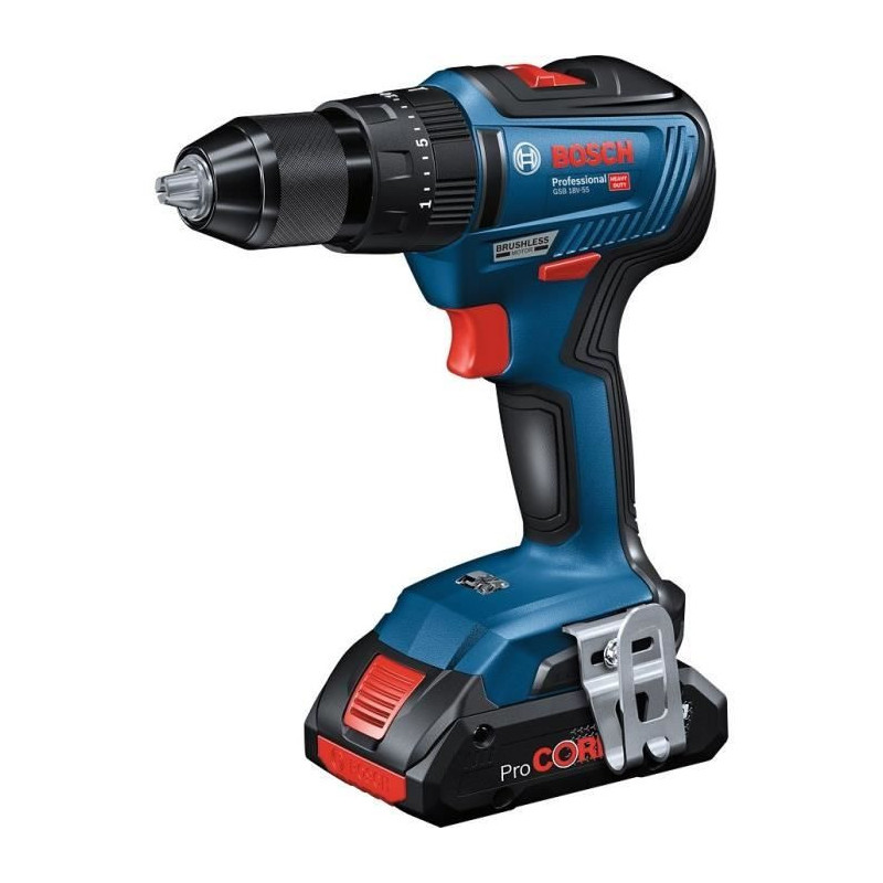 Kit 2 Tools with shock/wireless bolter GDX 18V-200 + drill-drilling wi