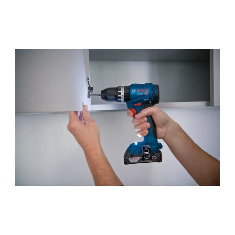 Percussion drill Bosch Professional GSB 18V-45 Solo Cardboard