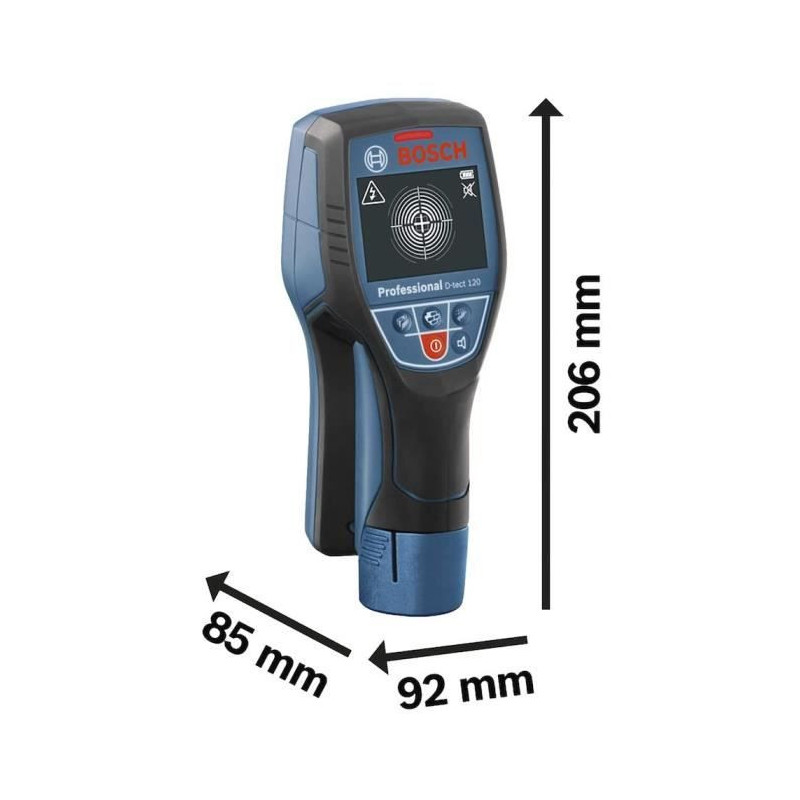 Bosch Professional D-Tech wall detector 120 + cover