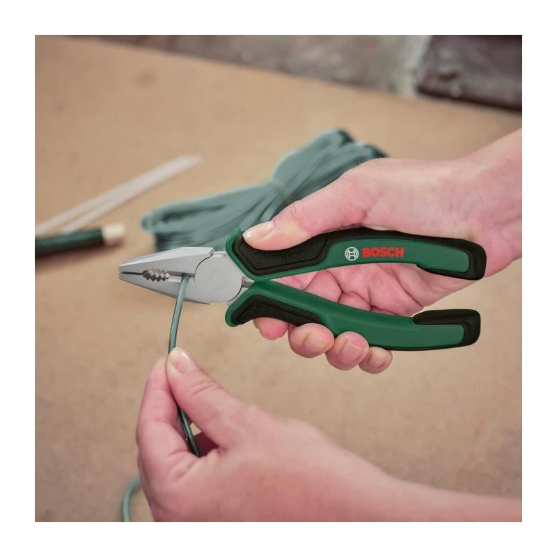Bosch Home and Garden - Set of 3 pliers (universal, long nose, diagona