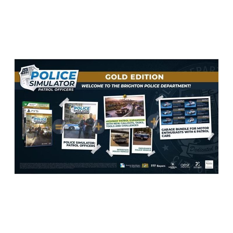 Police Simulator Patrol Officers - PS5 Game - Gold Edition