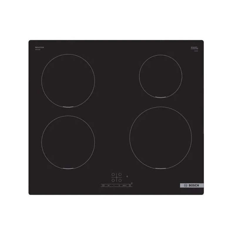 Bosch induction table - 4 fireplaces - L: 592 mm x D: 522 mm - PUE611B