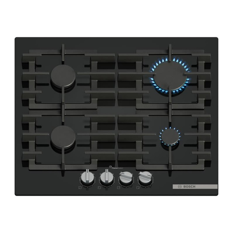 Gas hob - BOSCH Series 6 - 4 burners - 52 x 59 x 4.5 cm - PPP6A6I40 -