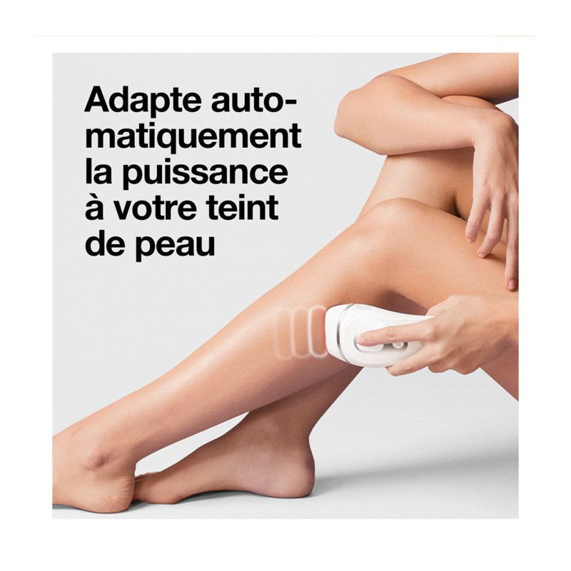 Pulsed light epilator - BRAUN - PL3020 - 3 intensity levels - 300,000