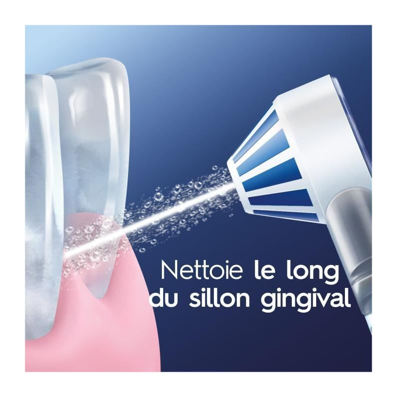 Oral-B water flosser - AquaCare 4 - Oxyjet technology - 2 types of jet