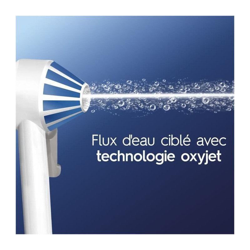 Oral-B water flosser - AquaCare 4 - Oxyjet technology - 2 types of jet