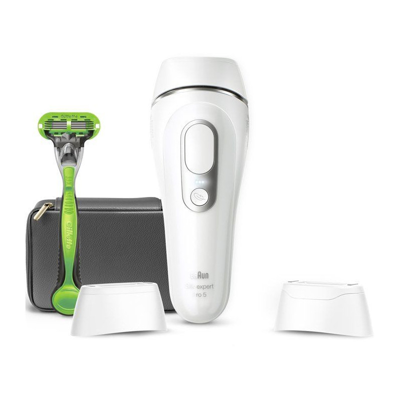 Pulsed light epilator - BRAUN - IPL PL5145 - White, green and black