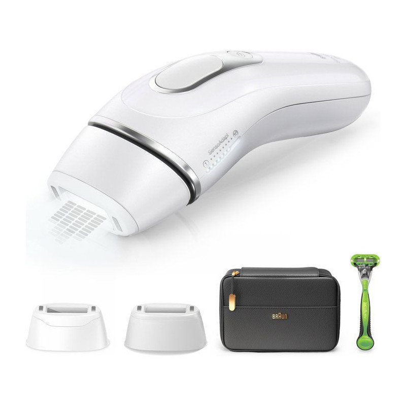 Pulsed light epilator - BRAUN - IPL PL5145 - White, green and black
