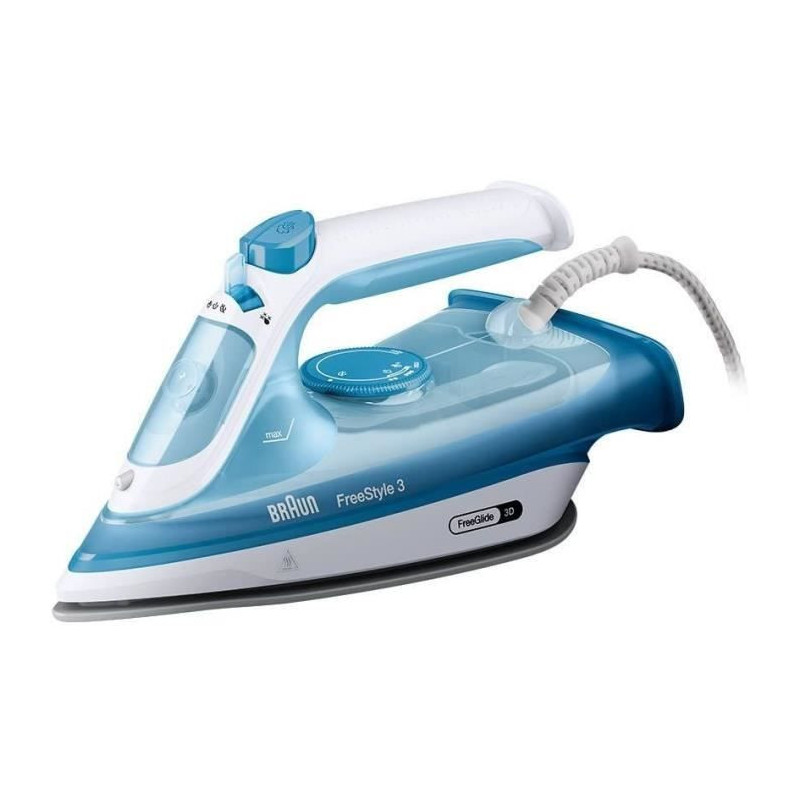 BRAUN FI3144 BL FreeStyle 3 steam iron - Power 2400 W - SuperCeramic s