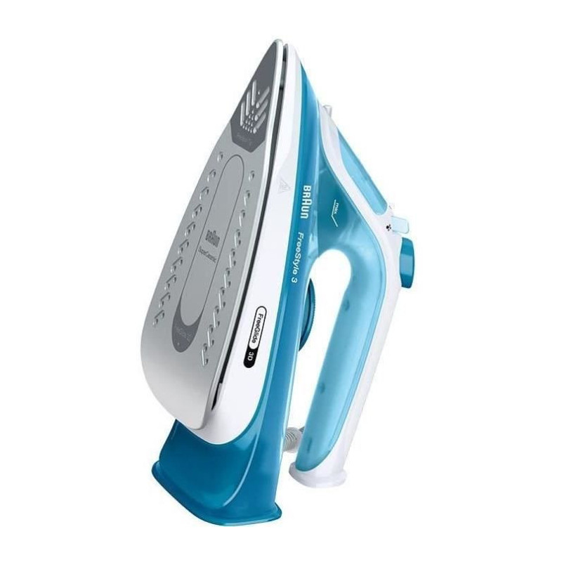 BRAUN FI3144 BL FreeStyle 3 steam iron - Power 2400 W - SuperCeramic s