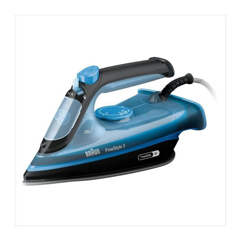 Braun FI3194 BK Freestyle 3 - Steam iron - Power 2400 W - Constant ste