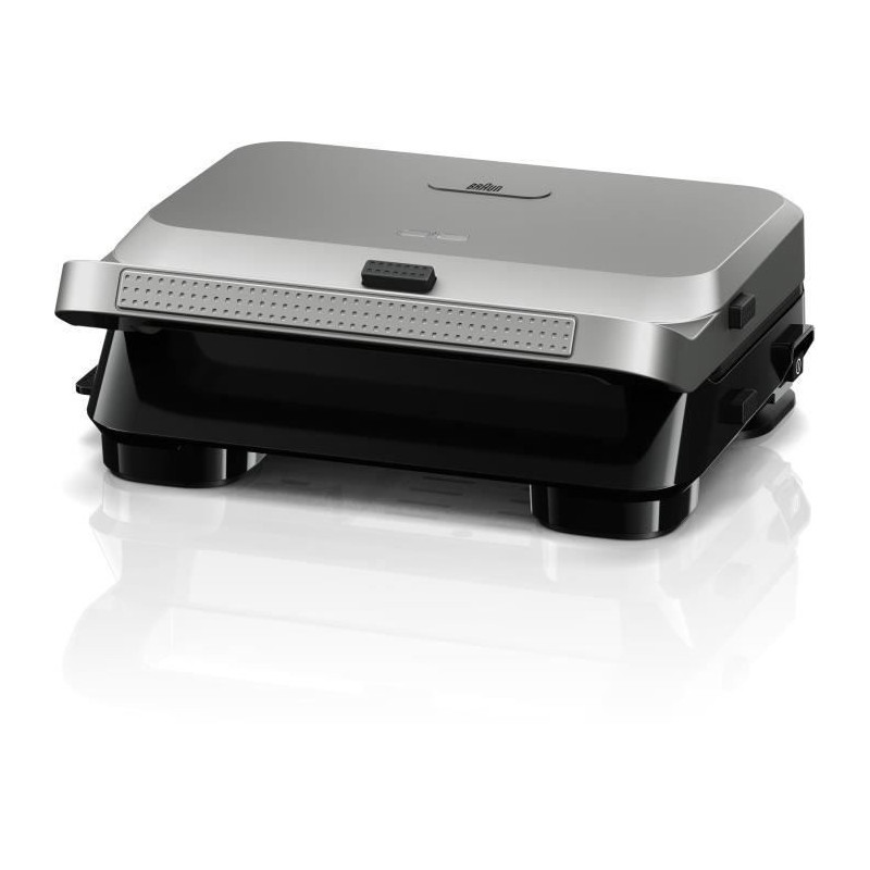 Grill - BRAUN - Sandwich Maker 5 SM5005 - 800 W - Stainless steel / Bl