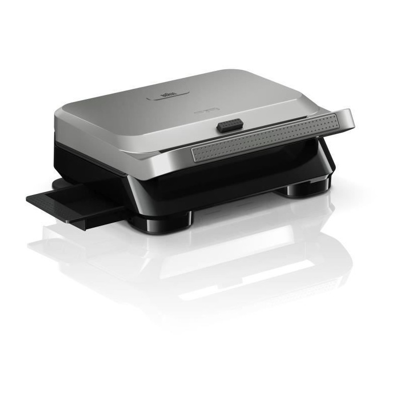 Grill - BRAUN - Sandwich Maker 5 SM5005 - 800 W - Stainless steel / Bl
