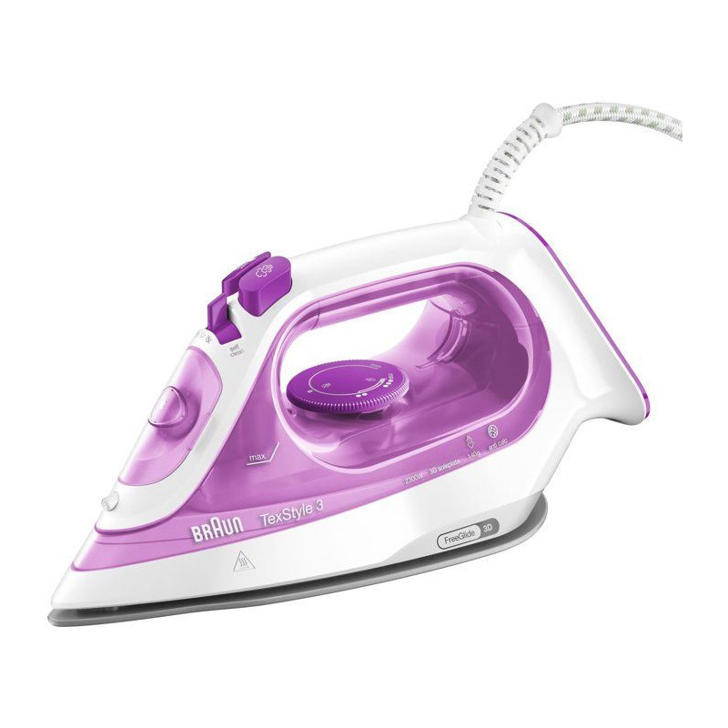 Steam iron SI3030PU - Texstyle - Anti -Tarte system - Steam flow 45g/m