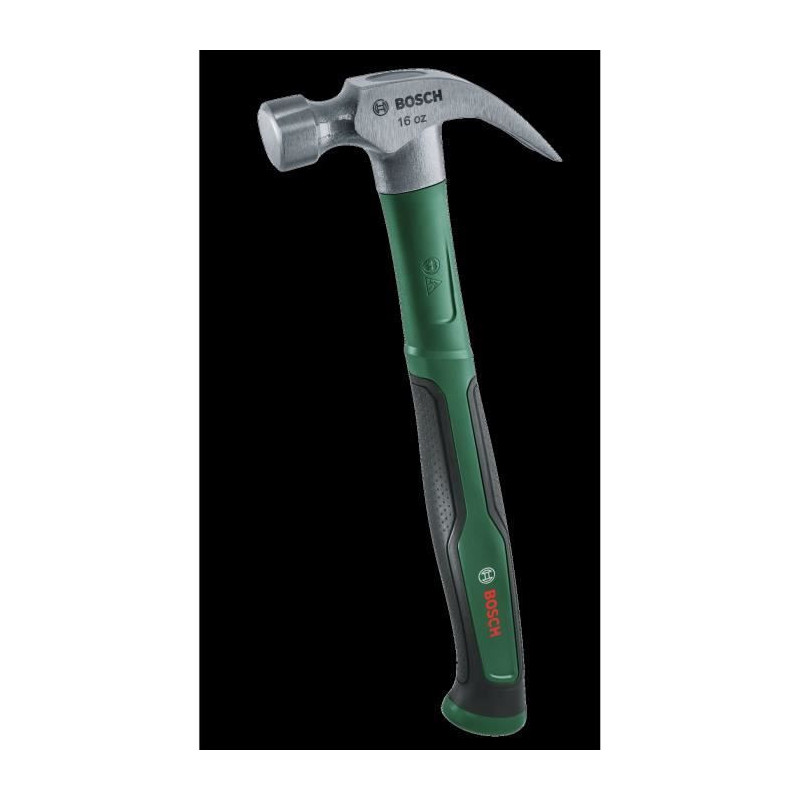 Bosch Claw Hammer 450 g (hard carbide steel V-shaped claw puller Softg