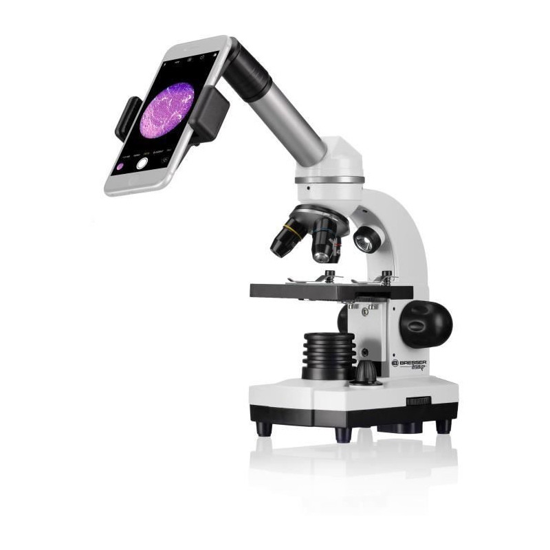 Biolux SEL microscope with zoom system - BRESSER JUNIOR - 40x-1600x ma