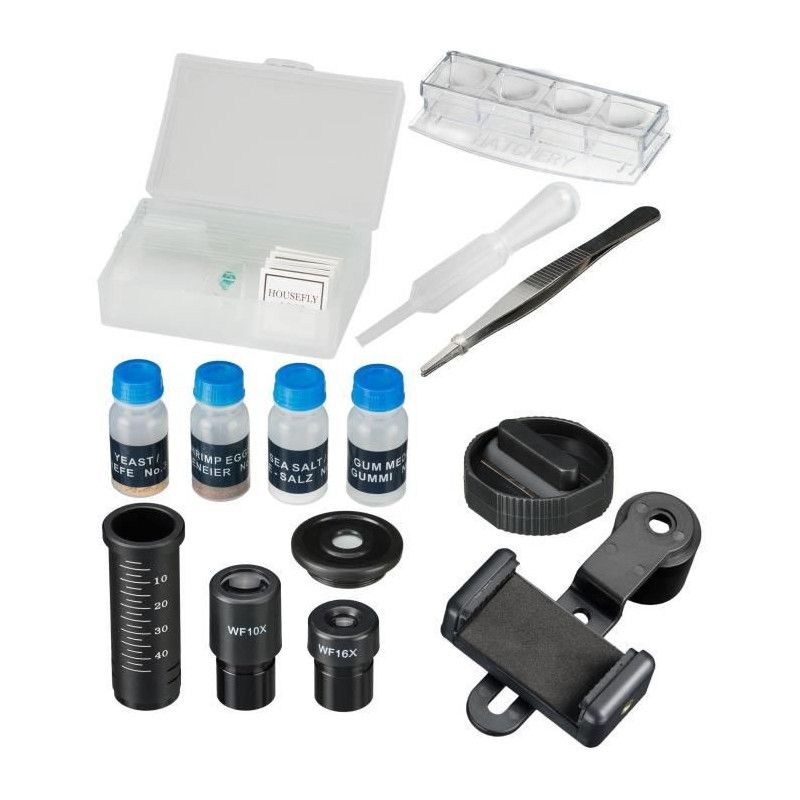 Biolux SEL microscope with zoom system - BRESSER JUNIOR - 40x-1600x ma