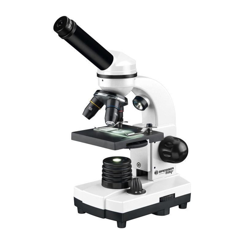 Biolux SEL microscope with zoom system - BRESSER JUNIOR - 40x-1600x ma