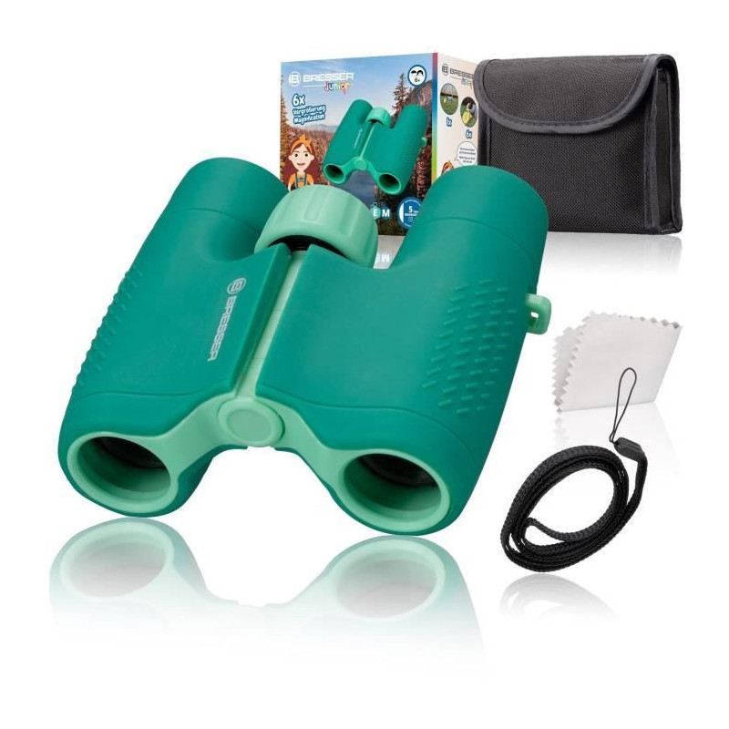 Robust children's binoculars - BRESSER JUNIOR - ergonomic - 6x magnifi