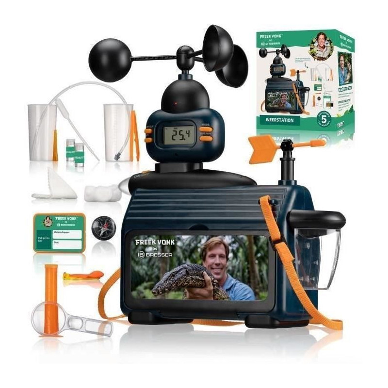 Outdoor weather station - FREEK VONK x BRESSER: Measure temperature, r