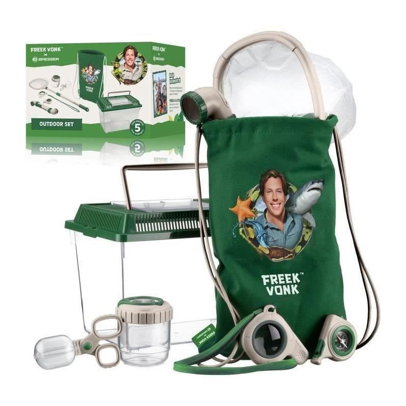 Outdoor Discovery Kit - FREEK VONK x BRESSER: 8-piece set for explorin