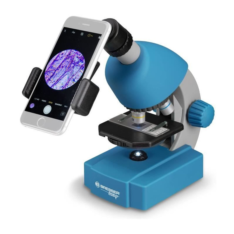 Microscope 40x-640x - BRESSER JUNIOR - LED lighting - experiment kit -