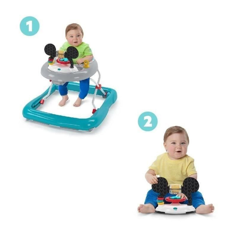 Bright Starts Trotteur Bébé Disney Baby Mickey - Bright and musical