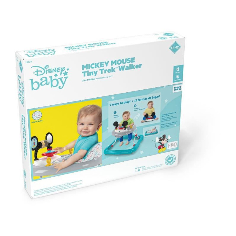 Bright Starts Trotteur Bébé Disney Baby Mickey - Bright and musical
