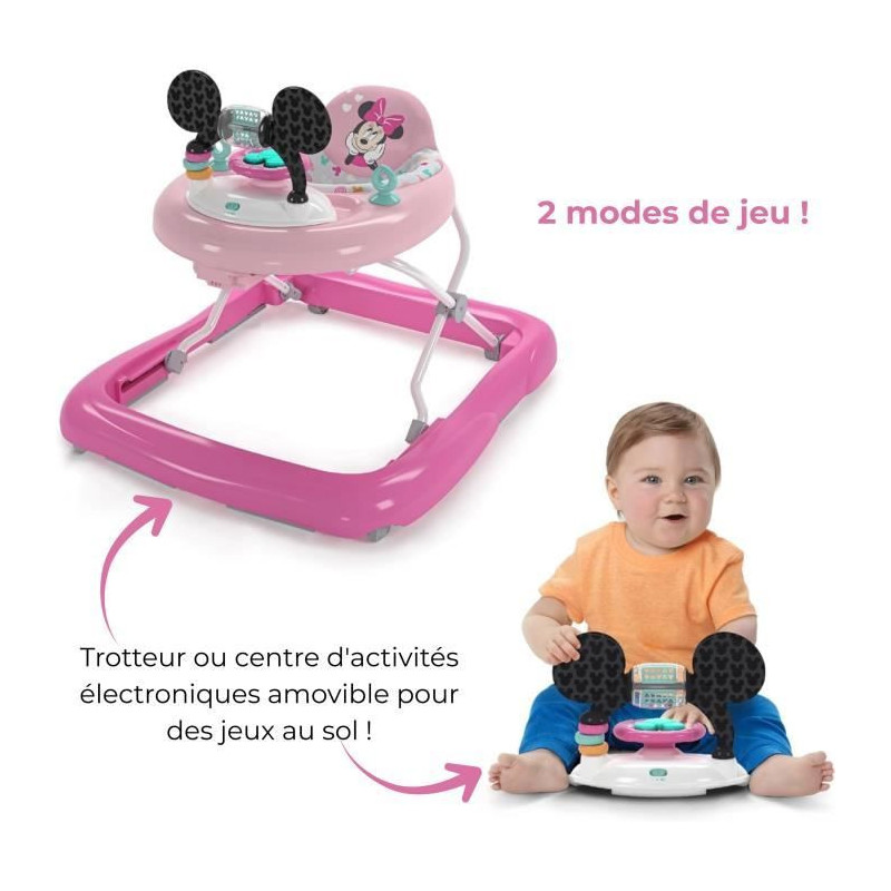 Bright Starts Trotteur Bébé Disney Baby Minnie - Bright and musical