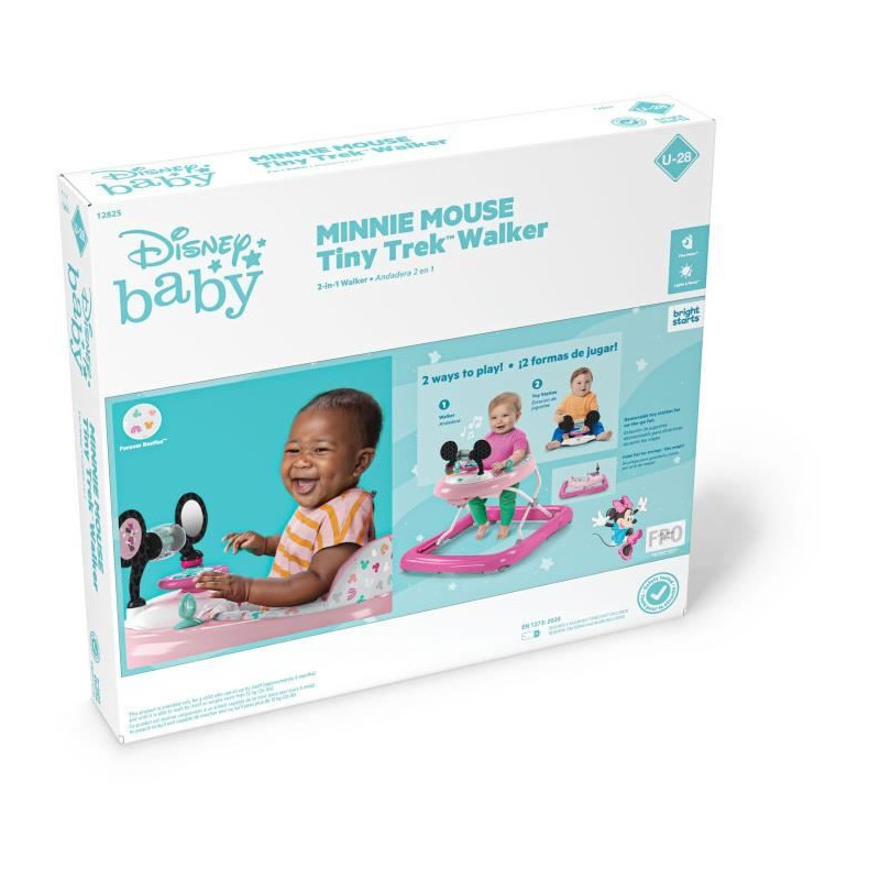 Bright Starts Trotteur Bébé Disney Baby Minnie - Bright and musical