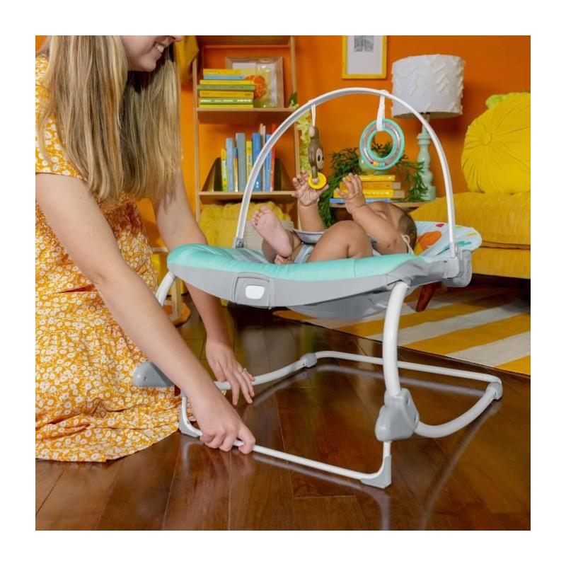 Bright Starts Star Balancel Wild Wild Vibes, soothing vibrations, 2 in