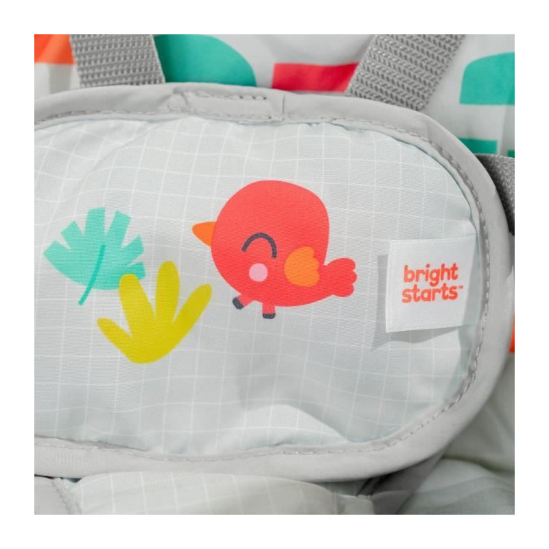 BRIGHT STARTS Playful Paradise portable baby swing, compact and automa