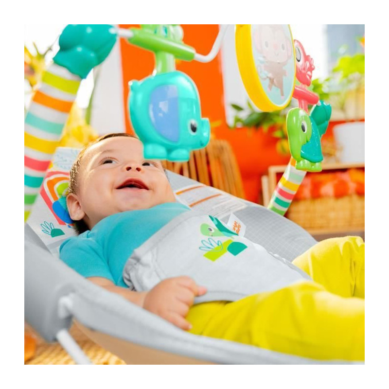 Bright Starts Transat Playful Paradise, soothing vibrations, interacti