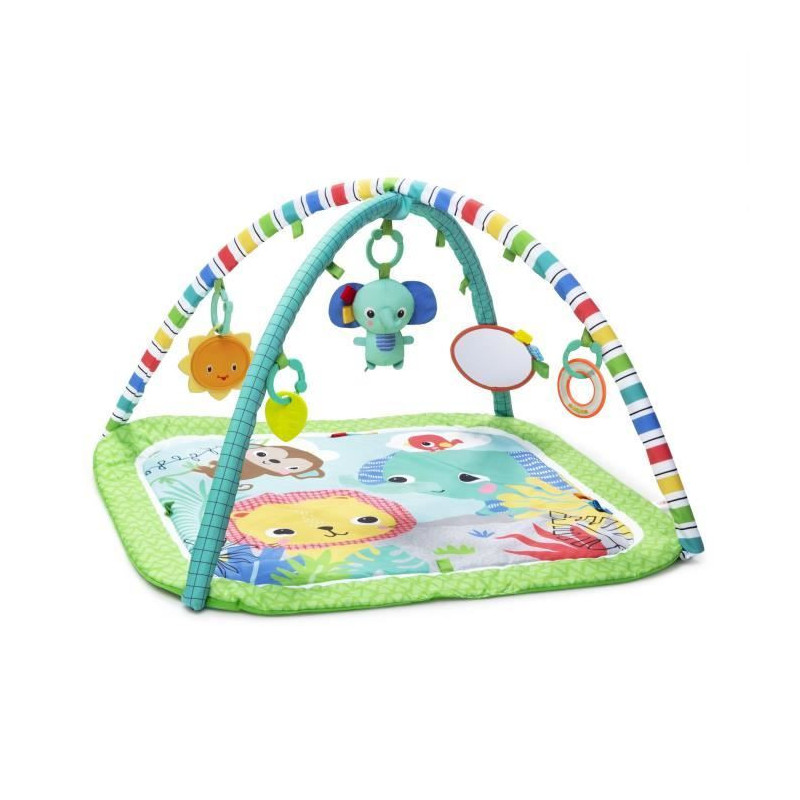 BRIGHT STARTS Unicorn Crew play and activity mat, green, toys included