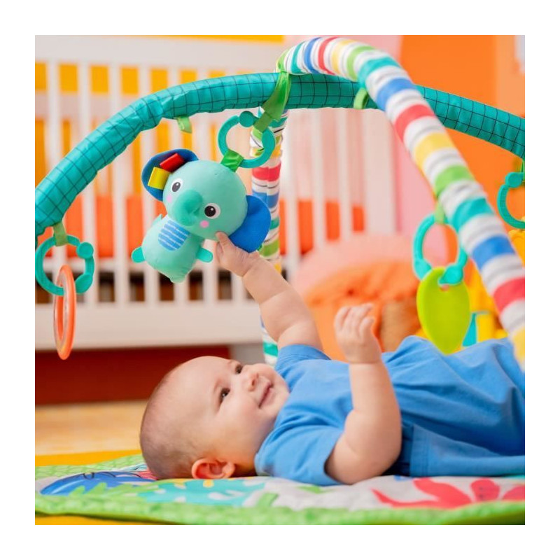 BRIGHT STARTS Unicorn Crew play and activity mat, green, toys included