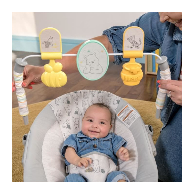 Baby bouncer - DISNEY BABY - WINNIE THE POOH - Arch with removable edu