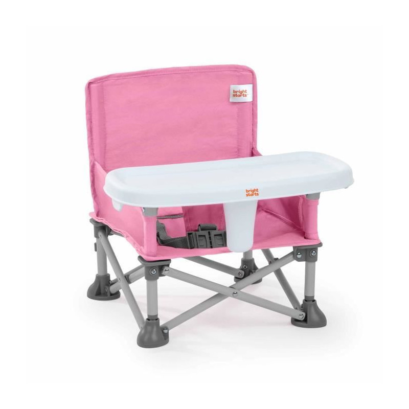 BRIGHT STARS Booster Seat, Green, Foldable, Portable, Travel, Lightwei
