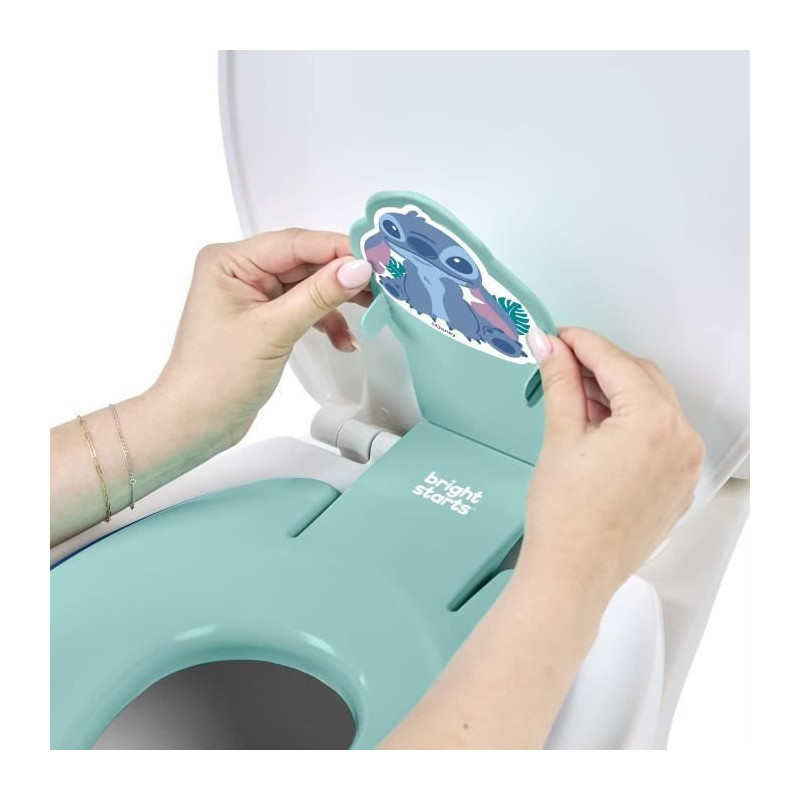 DISNEY BABY - STITCH - Universal adhesive children's toilet seat reduc